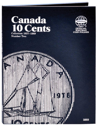 WHITMAN CANADIAN COIN FOLDERS - 10 CENTS NO. 2 image