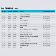 Coin Capsules - per pack of 10 - for CANADA coins image 0