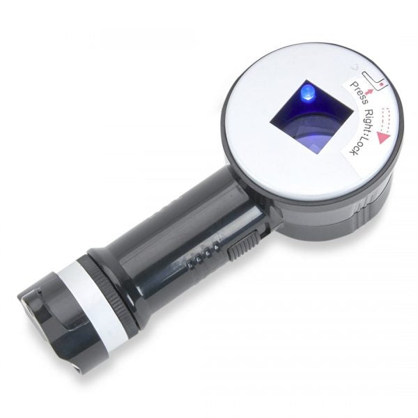 CP-45 measure loupe with super 11.5 magnification and LED/UV lighting image 2