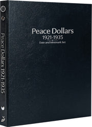 Whitman Prestige Coin Albums - PEACE DOLLARS 1921-1935 BLACK image