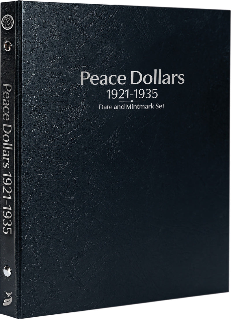 Whitman Prestige Coin Albums - PEACE DOLLARS 1921-1935 BLACK image