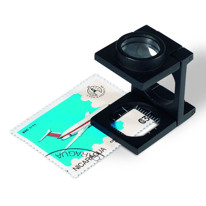 Hand reader, 10x magnification, metal, silver-colored — Coin & Stamp ...