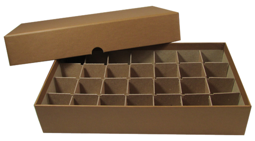 Half-Dollar Tube Box - Holds 28 Tubes image 0