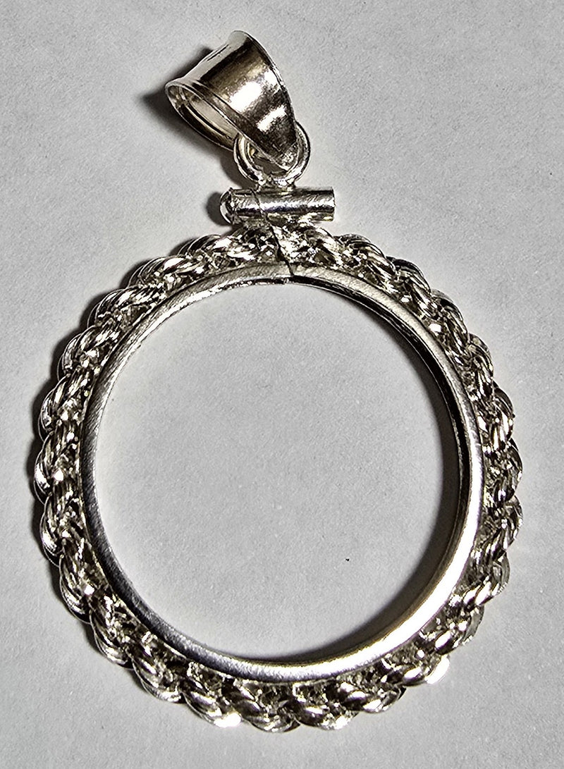 Screw-Top Coin Bezels: Perfect Fit for Your Coins  (coins not included)