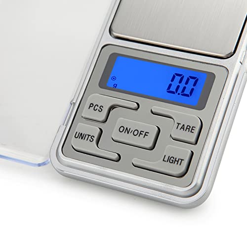 Meichoon Digital Milligram Pocket Scale 1.1lb/500g (0.01g) image 1