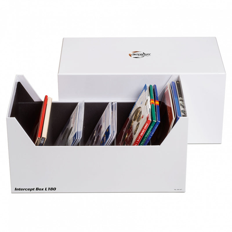 INTERCEPT L 180 BOX FOR COIN SETS, POSTCARDS, LETTERS AND DOCUMENTS UP TO 80 X 160 MM image 1