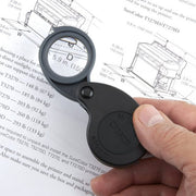 TV-15, TriView™ magnifier - portable folding loupe with 5x-15x power magnification image 3