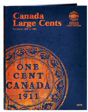 WHITMAN CANADIAN COIN FOLDERS - LARGE CENT image
