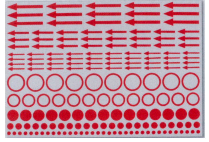 MARKING STICKERS INCL. DOTS, CIRCLES AND ARROWS, PACK OF 10 image 0