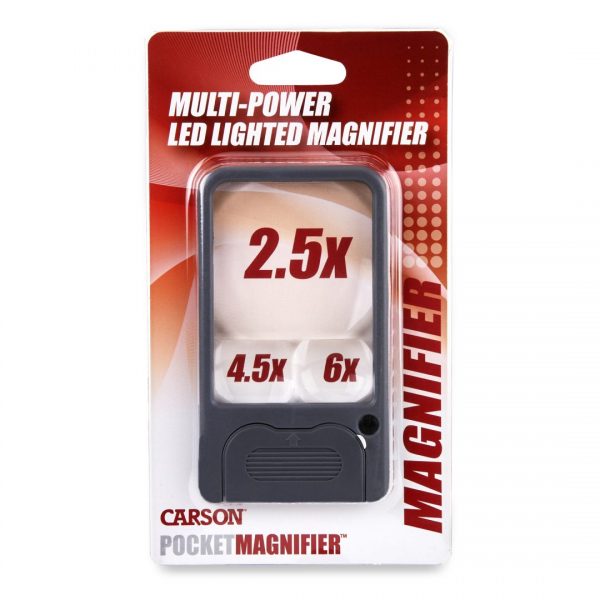 PM-33, Pocket Magnifier™ - a multi-power LED lighted magnifier image 2