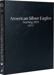 Whitman Prestige Coin Albums - AMERICAN SILVER EAGLES 2021 AND ON BLACK image