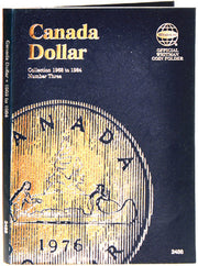 WHITMAN CANADIAN COIN FOLDERS - DOLLARS NO. 3 image