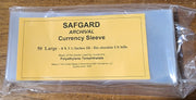 SAFGARD archival currency sleeves from the makers of SAFLIPS image 1