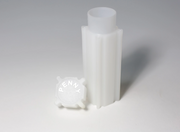 WHITE, LONG LASTING COINSAFE STACKING TUBES FOR COINS AND SILVER BARS - PENNY TUBE image