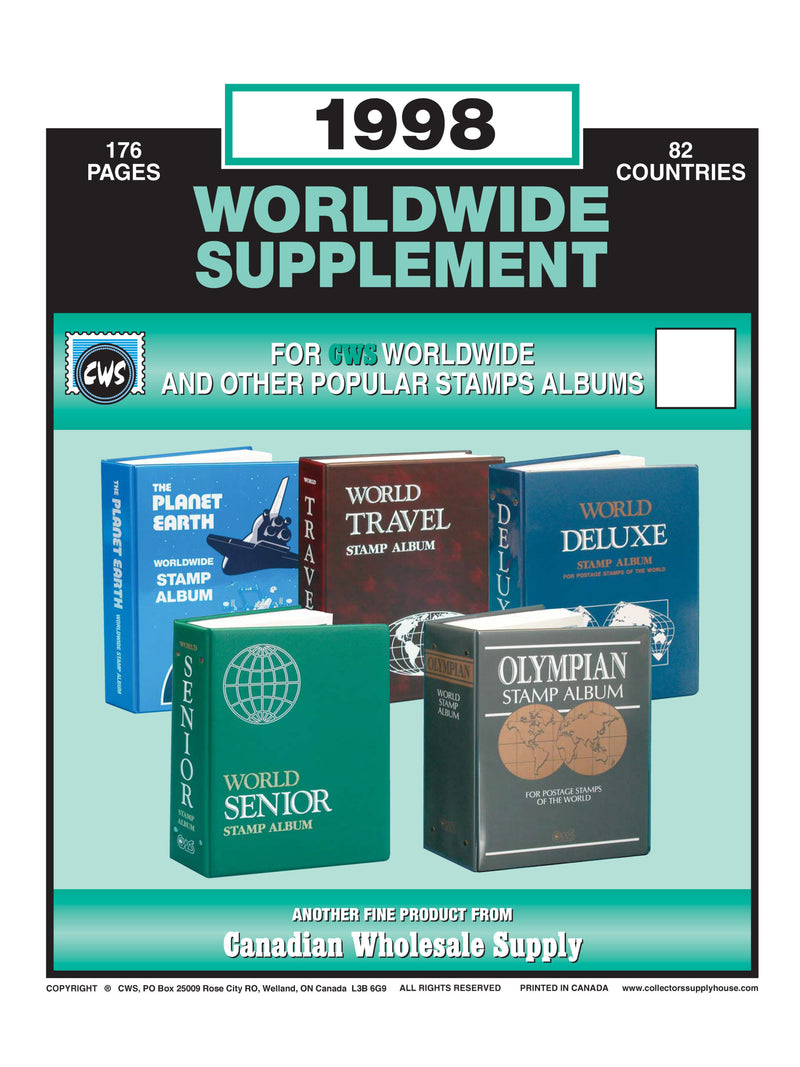 CWS WORLDWIDE SUPPLEMENTS – MADE IN CANADA FOR COLLECTORS WHO DEMAND MORE image