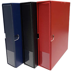 Sturdy, Canadian-made binder and slipcase fits all regular binder pages, including Vario pages - BLUE image