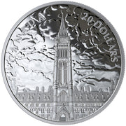 1 oz. Pure Silver Coin - Lights of Parliament Hill - Mintage: 4,500 (2019) image 1