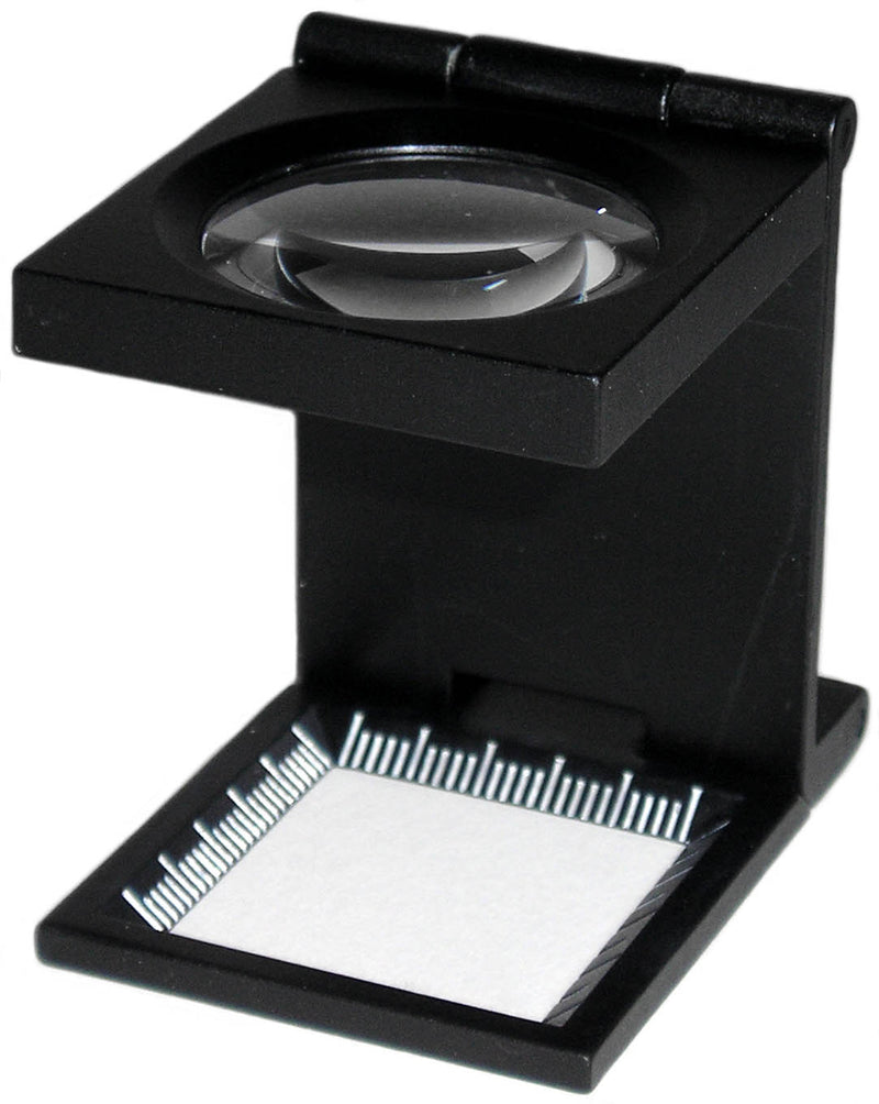 Black 6X, 28MM single lens illuminated Linen Tester image 0