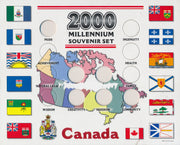 COIN CARDS - CANADA 2000 WHITE FLAG ENG THEMES image