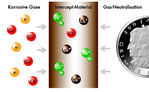 QUADRUM INTERCEPT -- the square coin capsule with active protection against tarnishing image 1