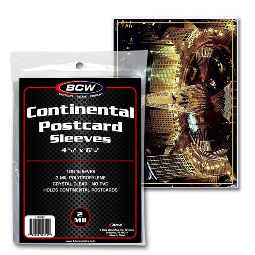 Continental Postcard Sleeves image 0