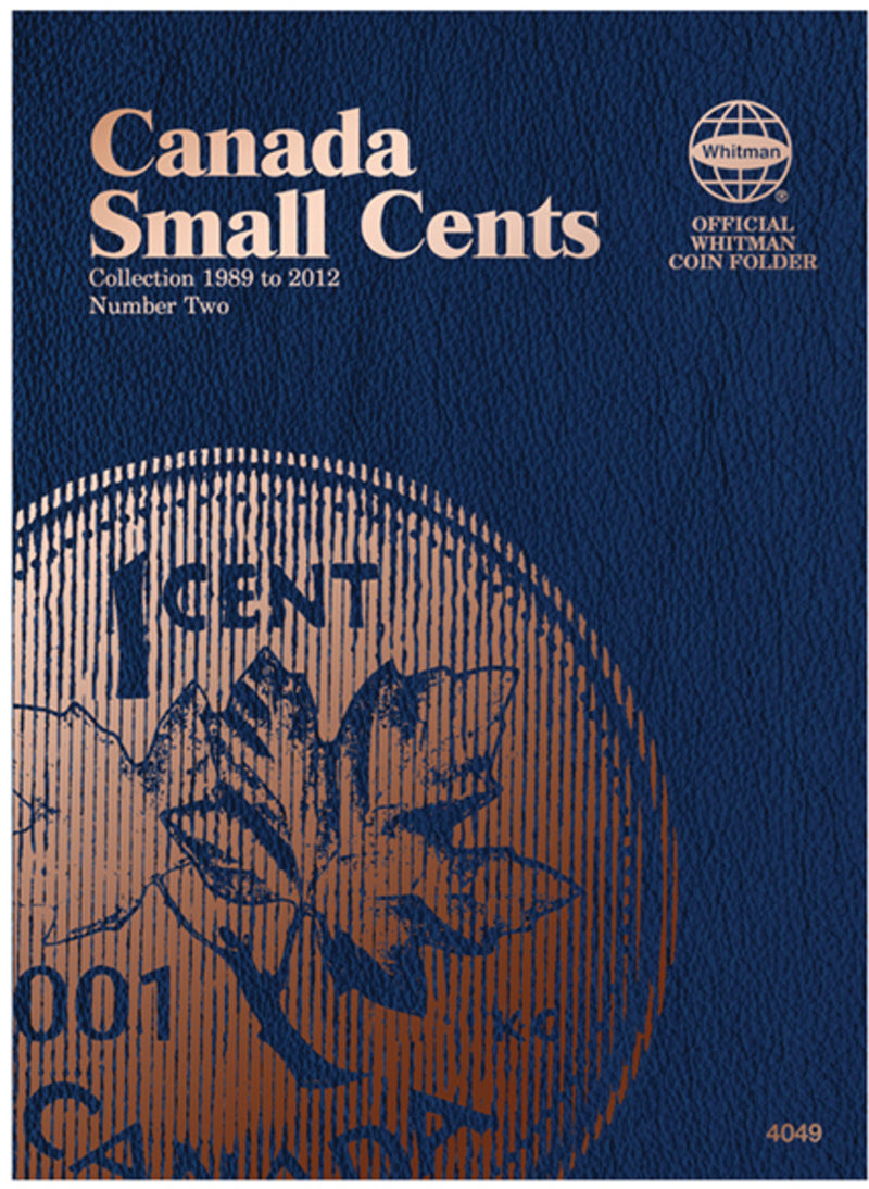 WHITMAN CANADIAN COIN FOLDERS - SMALL CENTS NO. 2 image