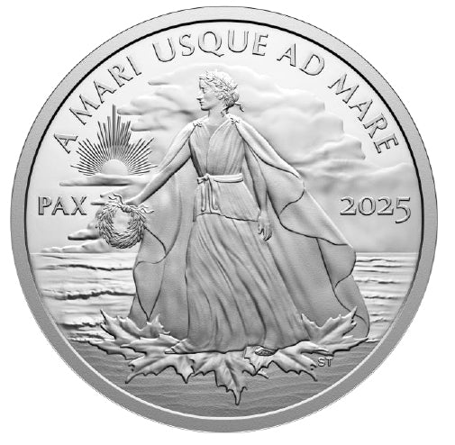 2025 $1 FINE SILVER COIN PEACE DOLLAR image 0