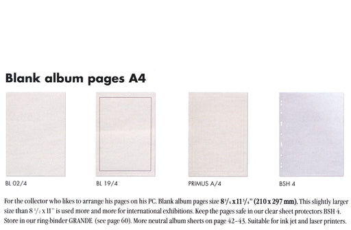 Blank album pages A4 image 0