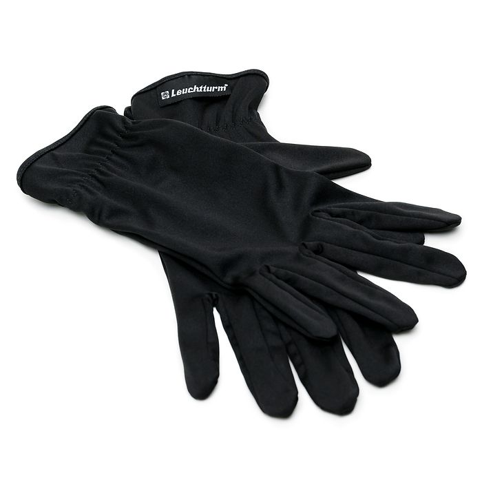 Coin gloves made of microfibre black image 0