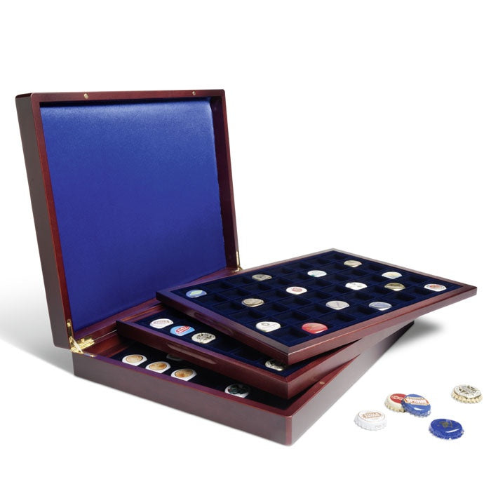 VOLTERRA TRIO de Luxe Presentation Case with 3 wooden trays, each for 48 coins up to 30 m image 0