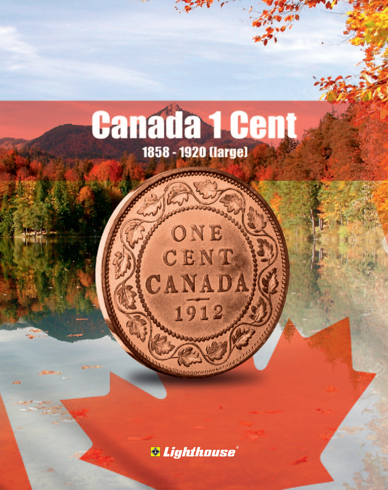 Sharp! LIGHTHOUSE VISTA COIN ALBUMS. - VISTA Coin Book Canada 1 Cent Vol. 1 (1858-1920) image