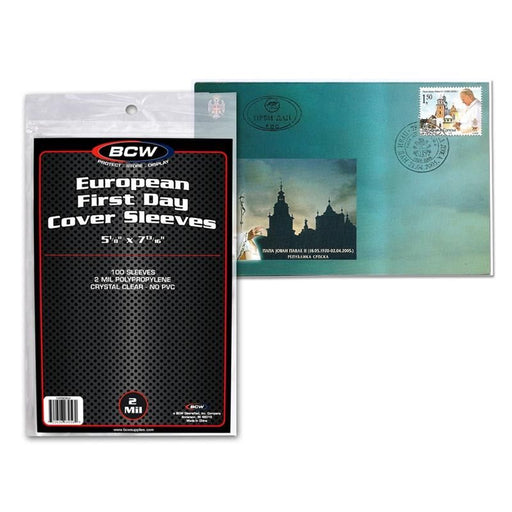 European First Day Cover Sleeves image 0