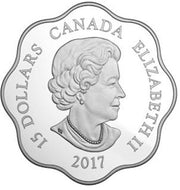 Pure Silver Lunar Lotus Coin -Year of the Rooster (2017) image 1