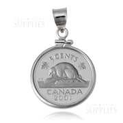 Screw-Top Coin Bezels: Perfect Fit for Your Coins - 5-Cent Plain image
