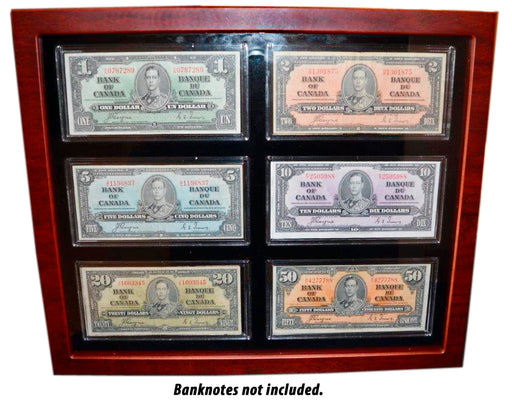Sharp looking showcases for 6 OR 7 banknotes, including Capsules image 0