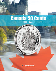 Sharp! LIGHTHOUSE VISTA COIN ALBUMS. - VISTA Coin Book Canada 50 Cents Vol. 2 (1953-2016) image