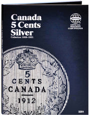 WHITMAN CANADIAN COIN FOLDERS - 5 CENTS SILVER image