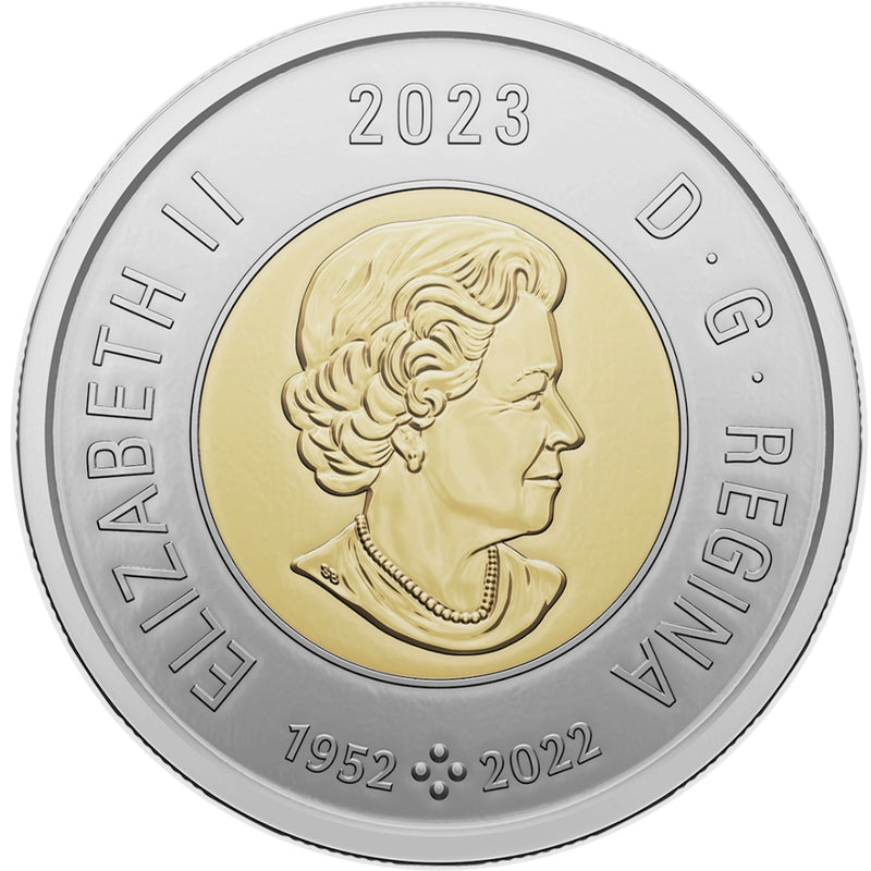 2023 CANADA $2 COLOURED NATIONAL INDIGENOUS PEOPLES DAY SPECIAL WRAPPED ROLL image 2