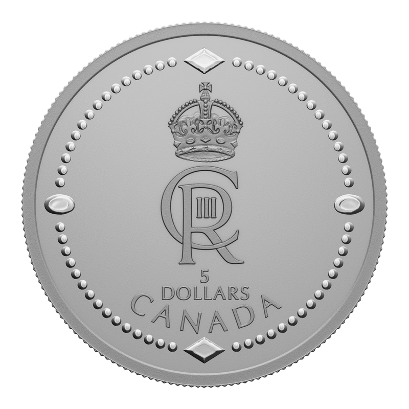 $5 Pure Silver Coin – His Majesty King Charles III’s Royal Cypher image 1