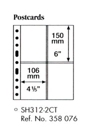 For our budget conscious collectors! SH312 stock pages. Archival Quality - For Postcards image