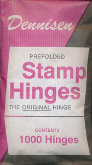 Dennisen Pre-Folded Stamp Hinges image 0