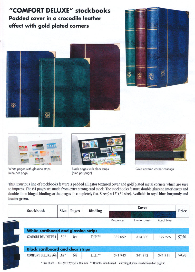 "COMFORT DELUXE" Stockbooks image 1
