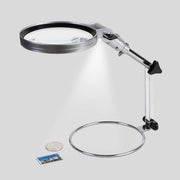 STAND table magnifier with 2x magnification and LED image 0