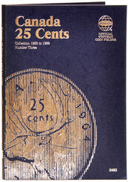 WHITMAN CANADIAN COIN FOLDERS - 25 CENTS NO. 3 image