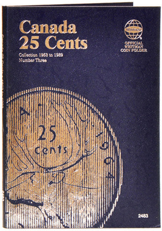 WHITMAN CANADIAN COIN FOLDERS - 25 CENTS NO. 3 image