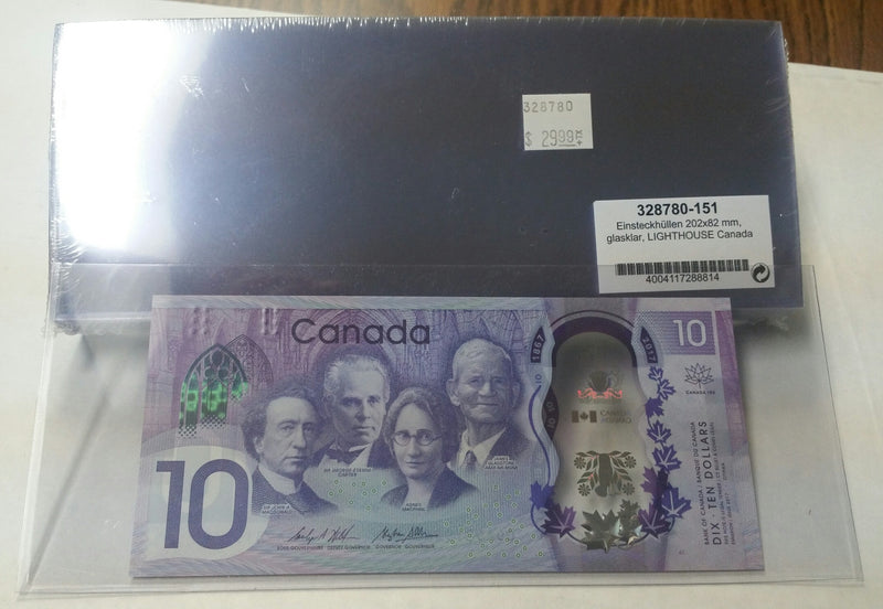Now in Canada -- Archival quality rigid banknote holders from Lighthouse image 5