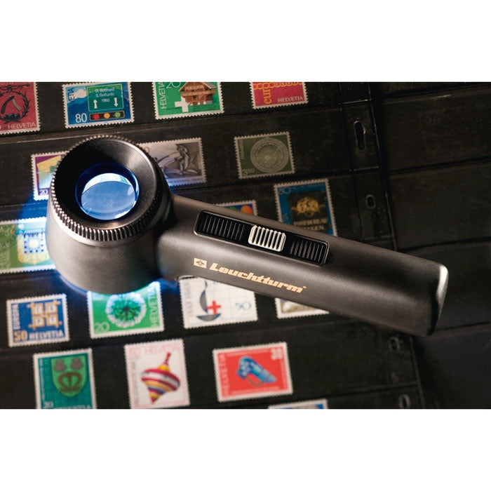 LED Illuminated 10X Magnifier - Extra Bright, Adjustable Focus image 0