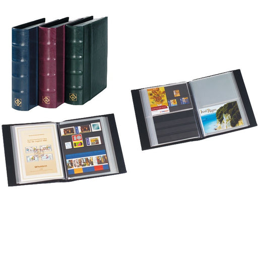 Postcard Album with 50 Clear 2-Pocket sheets for 100 Postcards image 0
