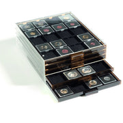 Coin Box with 20 square compartments up to 2" (50 mm) Ø, black insert image 1
