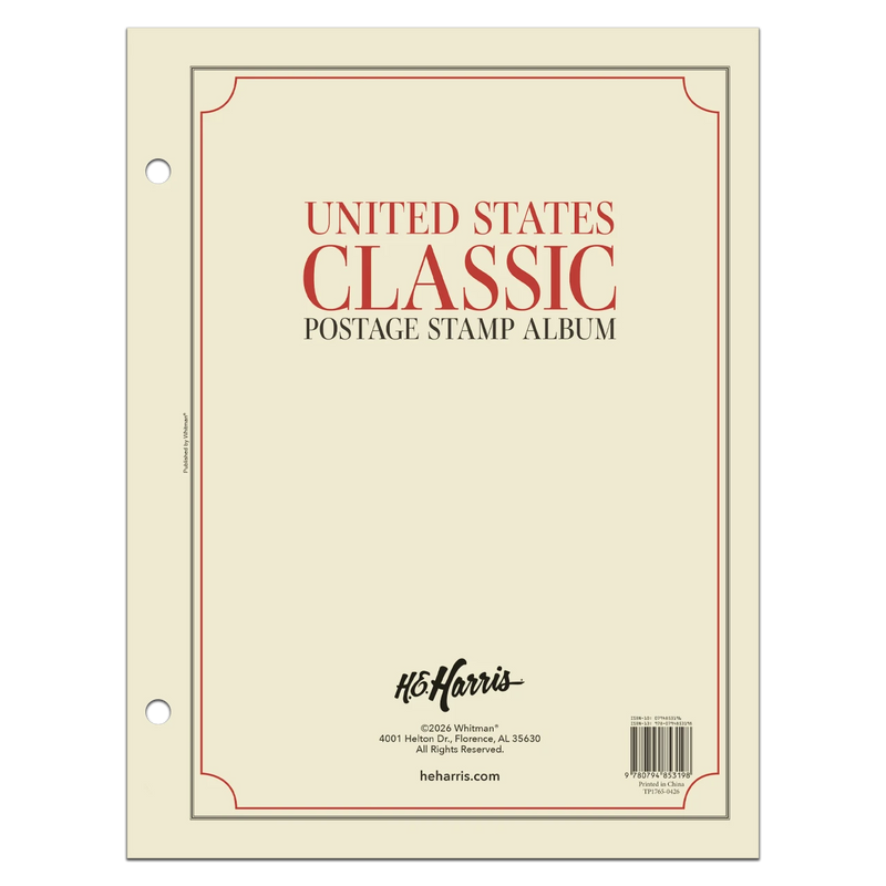 United States Classic Stamp Album Pages Only — 1845-2000
